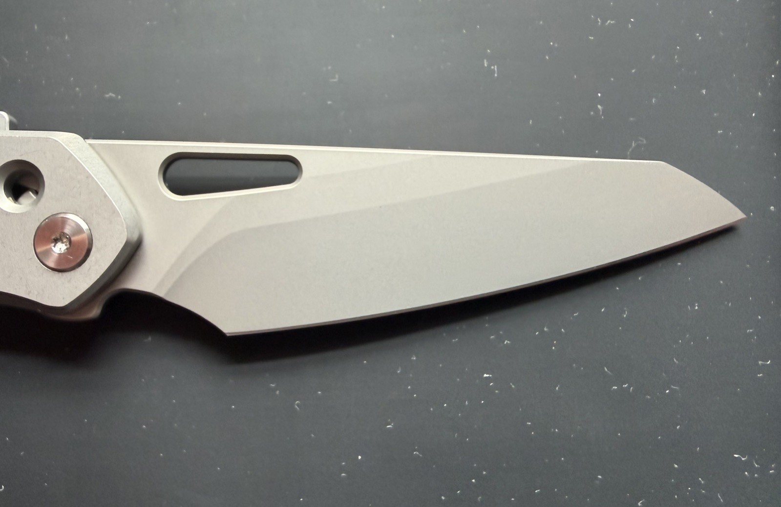 Vision R| WE21031-1 Gray titanium trade silver bead blasted camp 20cv blade
