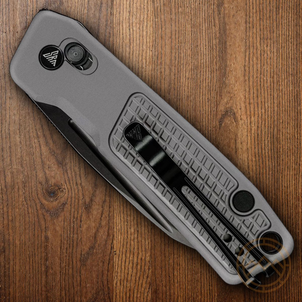 SRM Knives Scout Folding Knife 2.75″ 14C28N Sandvik Steel Blade Gray G10 Handle