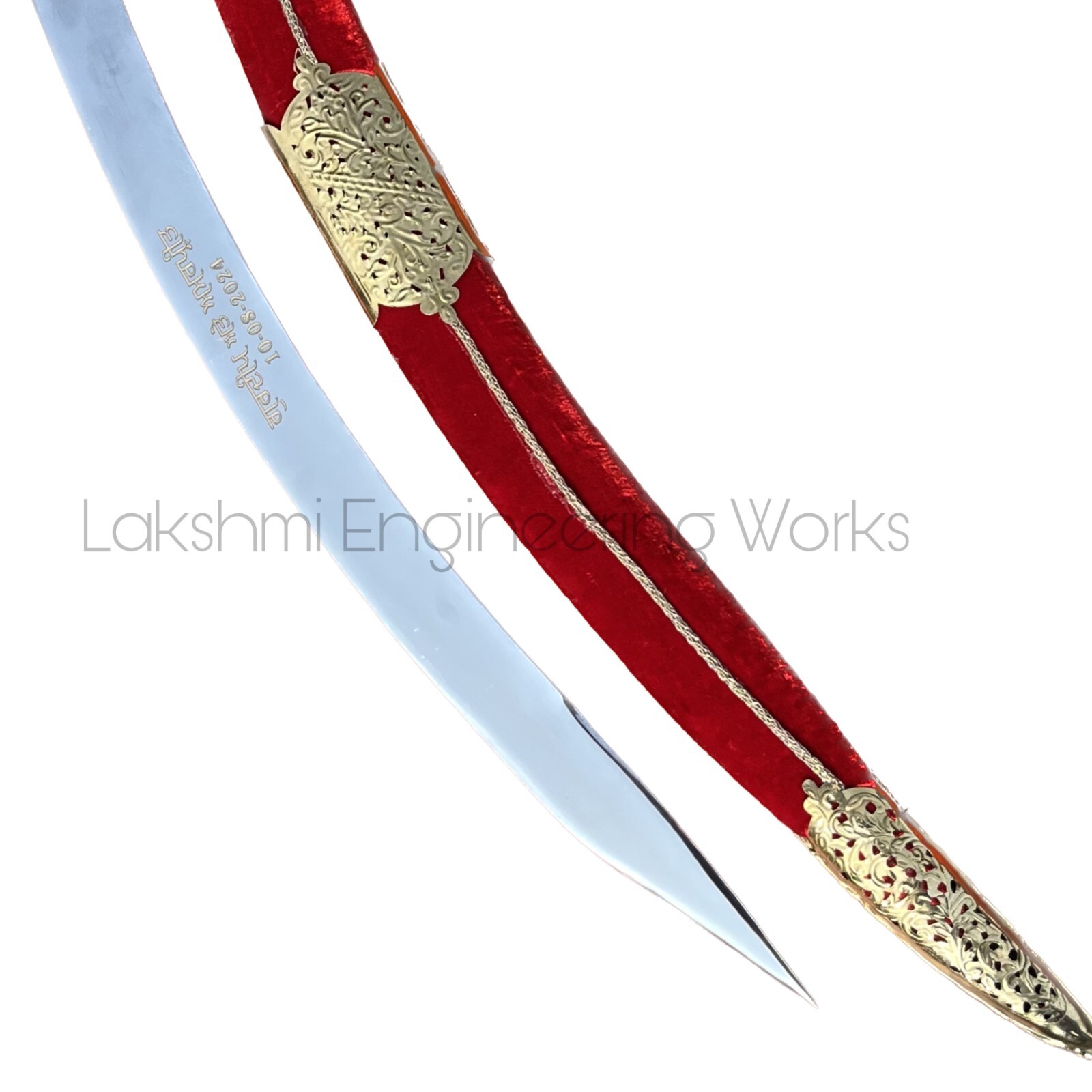 RED TEGA- INDIAN WEDDING TALWAAR, GROOM SWORD, UNIQUE COLLECTION