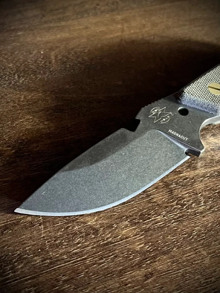 DPx Gear HEST Original Fixed Knife 3.13″ CPM MagnaCut Steel Blade Micarta Handle