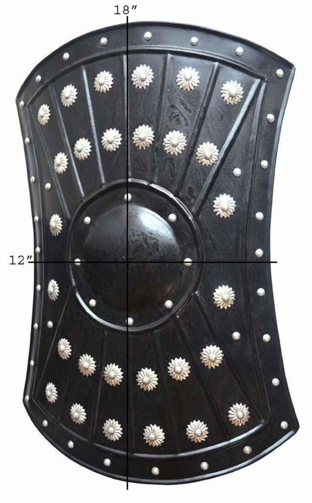 Medieval Knight Shield Mild Steel Roman Greek Viking Shield Warrior Armor