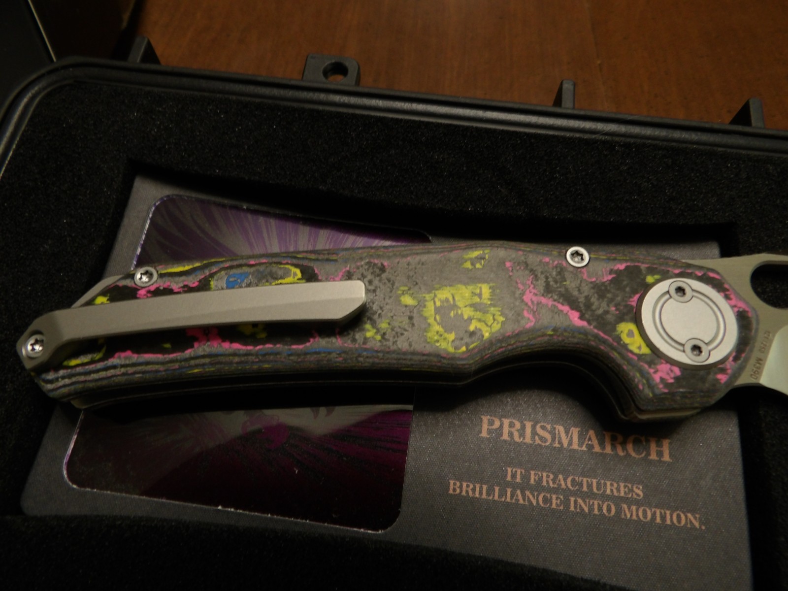 New Vosteed 4th Anniversary Thunderbird V vanchor lock Knife Ultimate warrior CF