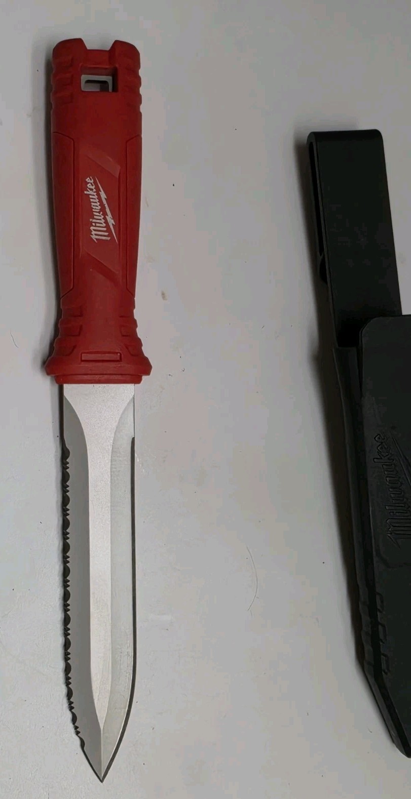 Milwaukee Duct Knife with 5.5 in. Blade and Sheath