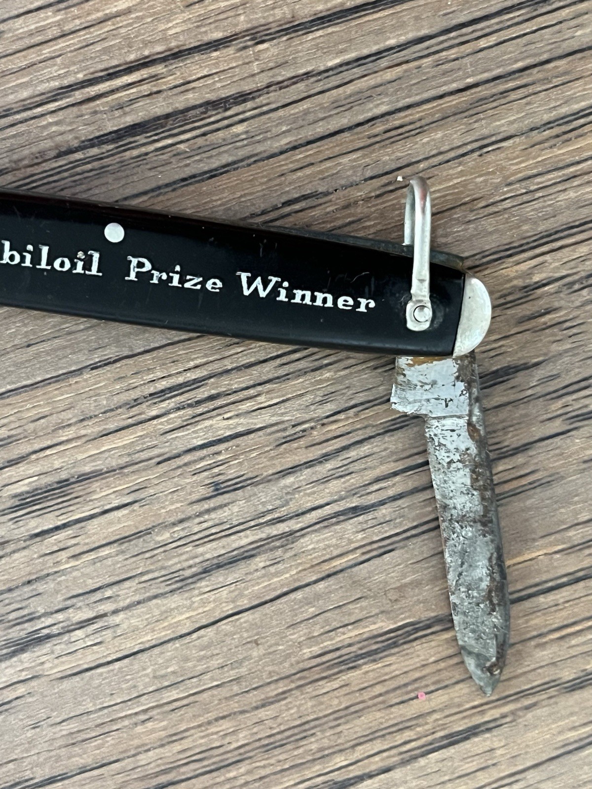 Vtg Very Rare Camillus Sword Socony Vacuum Jack «Mobil» Oil Knife 75th Anniv.