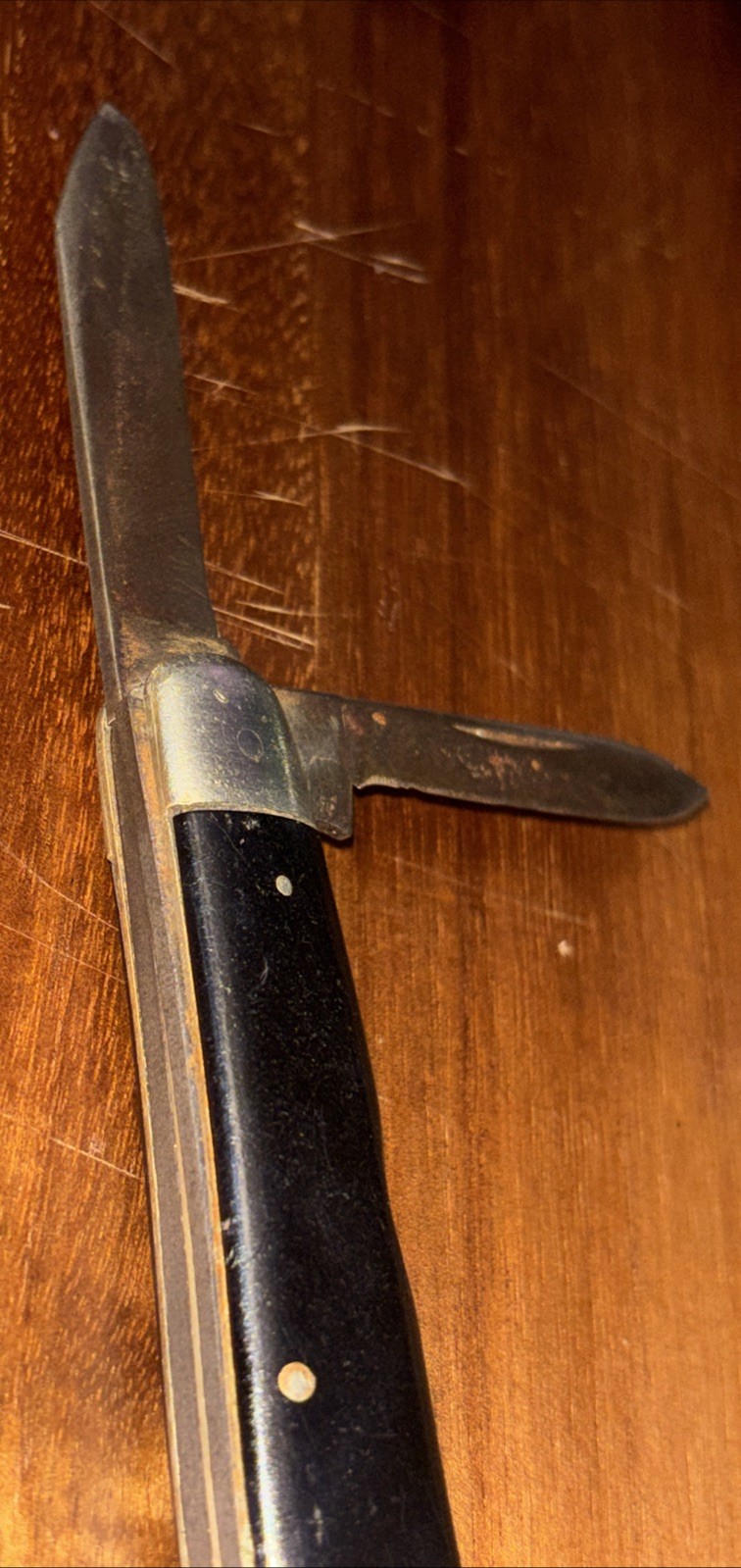 Vintage Case Tested XX 1920-1940 Swivel Jack Knife Slick Black 2 Blade 1920-40