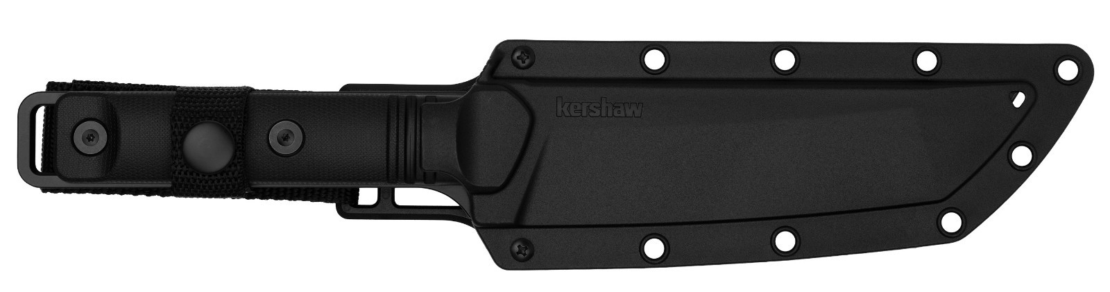 Kershaw Atreides Fixed Blade Knife 5.7″ Tanto 65Mn Steel Survival Black 1088