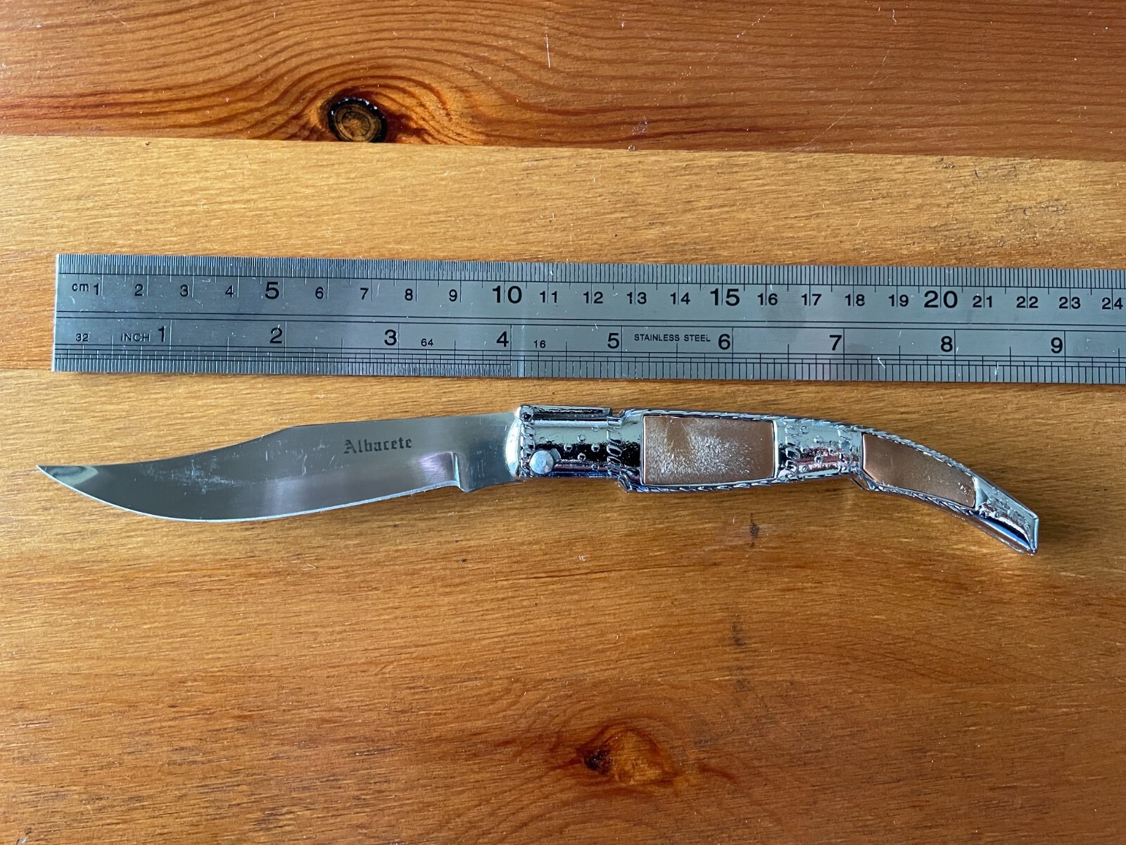 3.8” Arabian Style Folding Pocket Knife Navaja Handcrafted in Spain – USA Seller