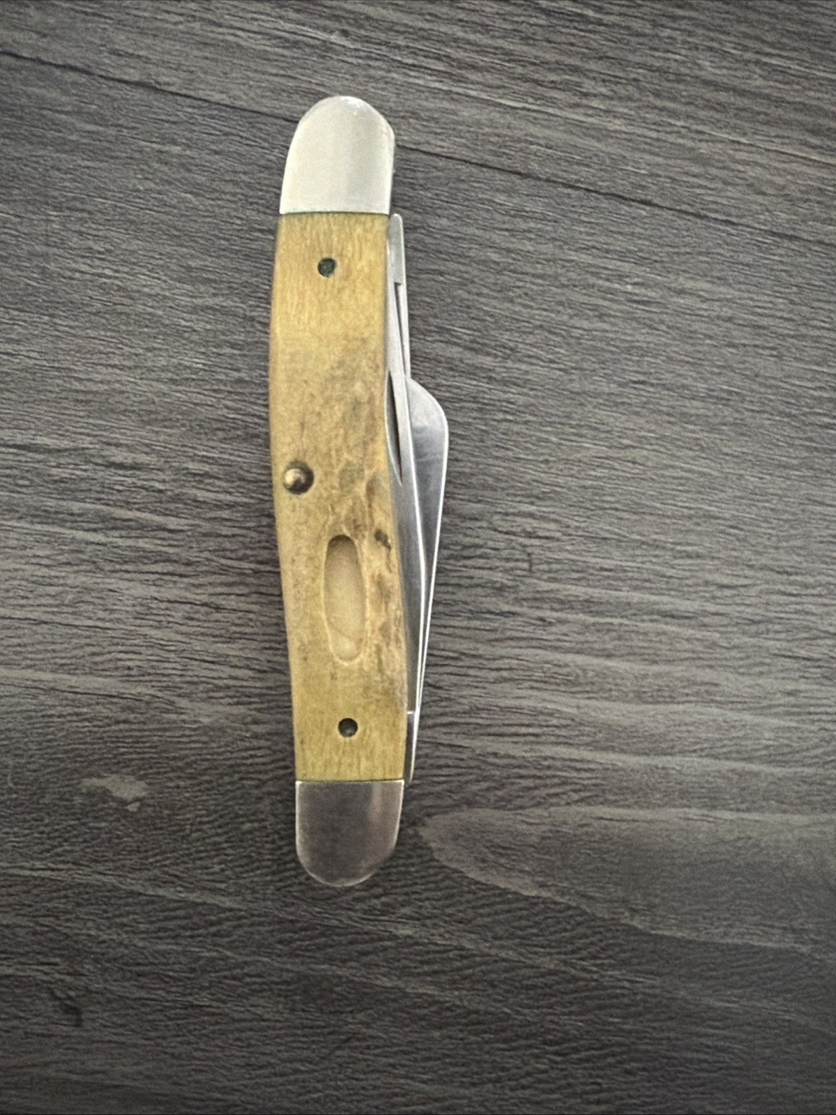 Vintage Case XX 5318 SS Stag Handle Knife 1940-64 Three Blades