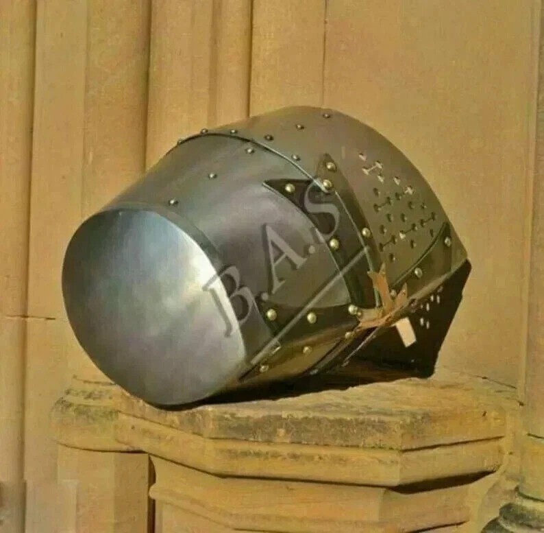 Medieval Knight Templar Sugar Loaf Helmet Crusader Wearable Warrior «s Choice