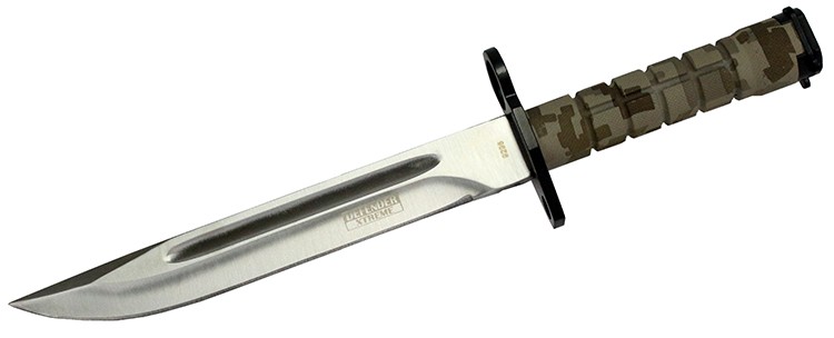 13.5″ Military Survival Rambo Fixed Blade Hunting Knife Bayonet Tactical Bowie