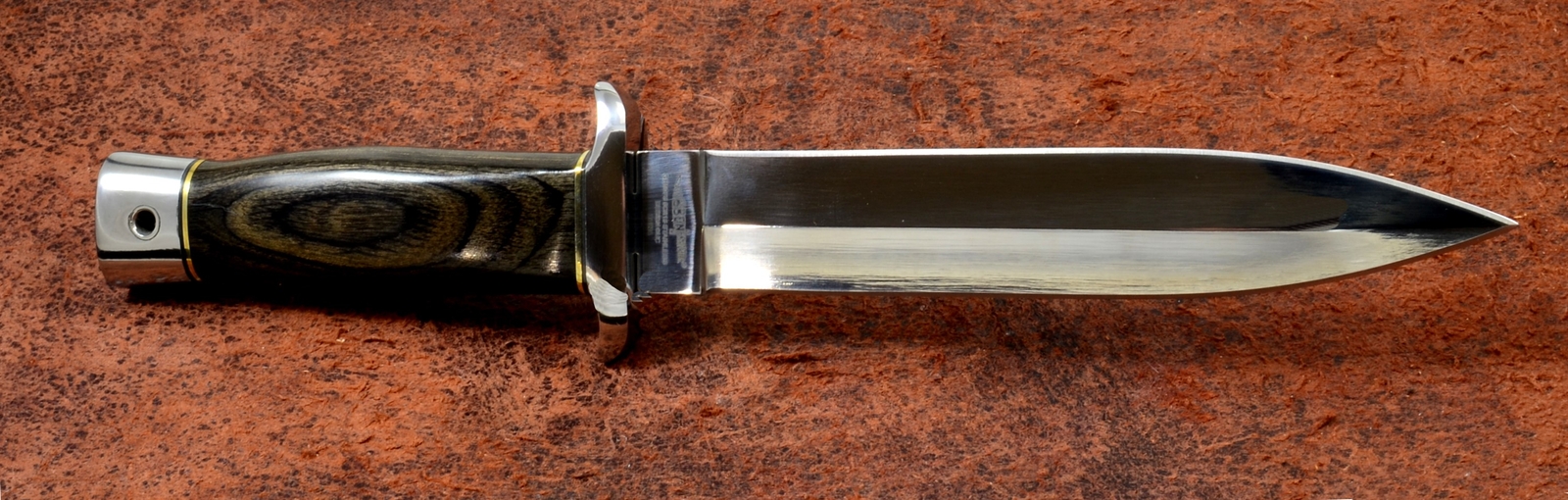 Gil Hibben Double Edge Full Tang Boot Knife w/Sheath and Boot/Belt Clip GH5078