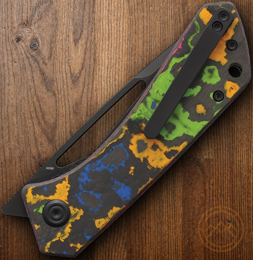 KB Knives Thalia Folding Knife 3.25″ Bohler M390 Steel Blade Carbon Fiber Handle