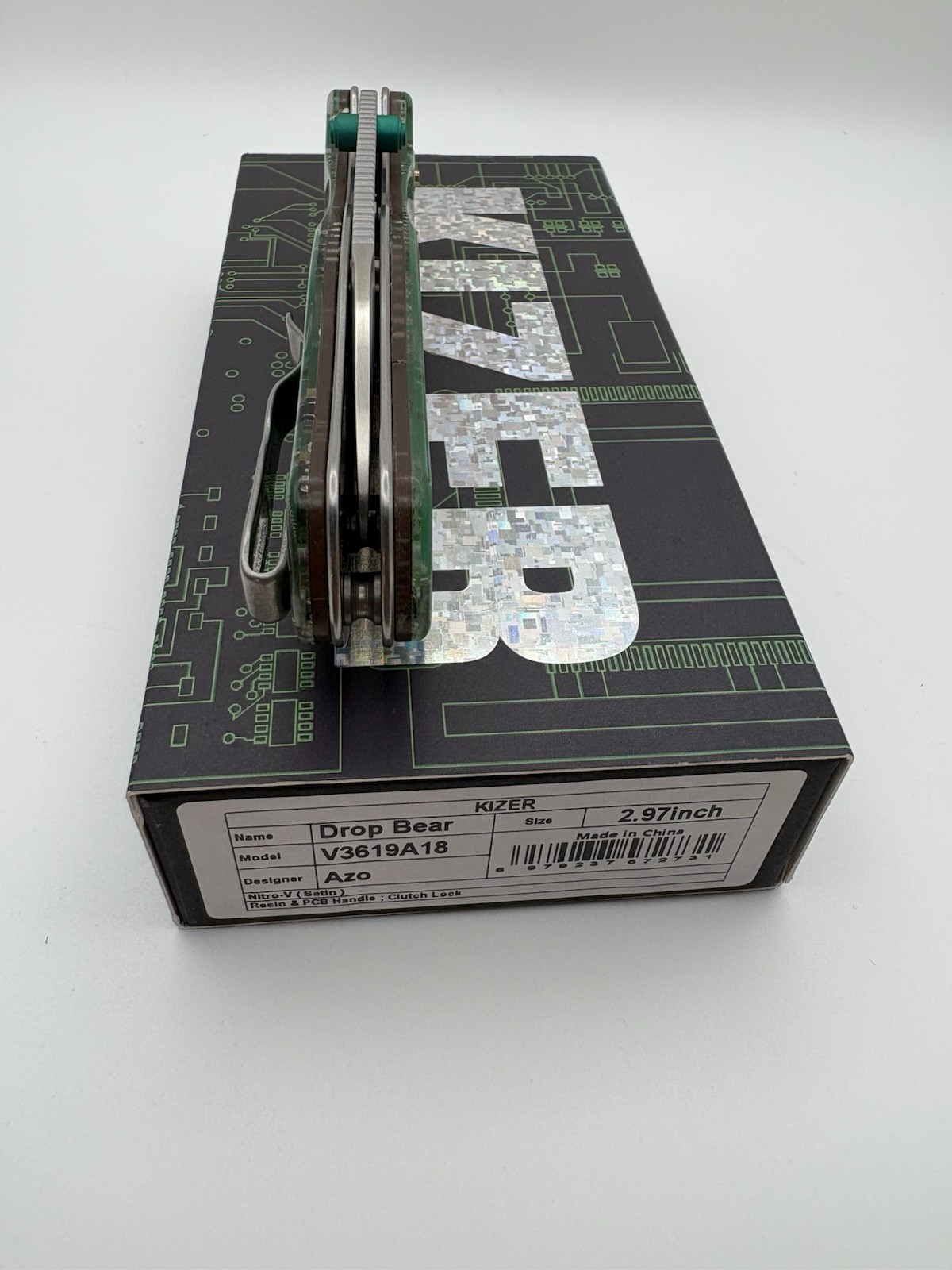 Kizer Drop Bear PCB Resin Exclusive Nitro V Satin Blsde
