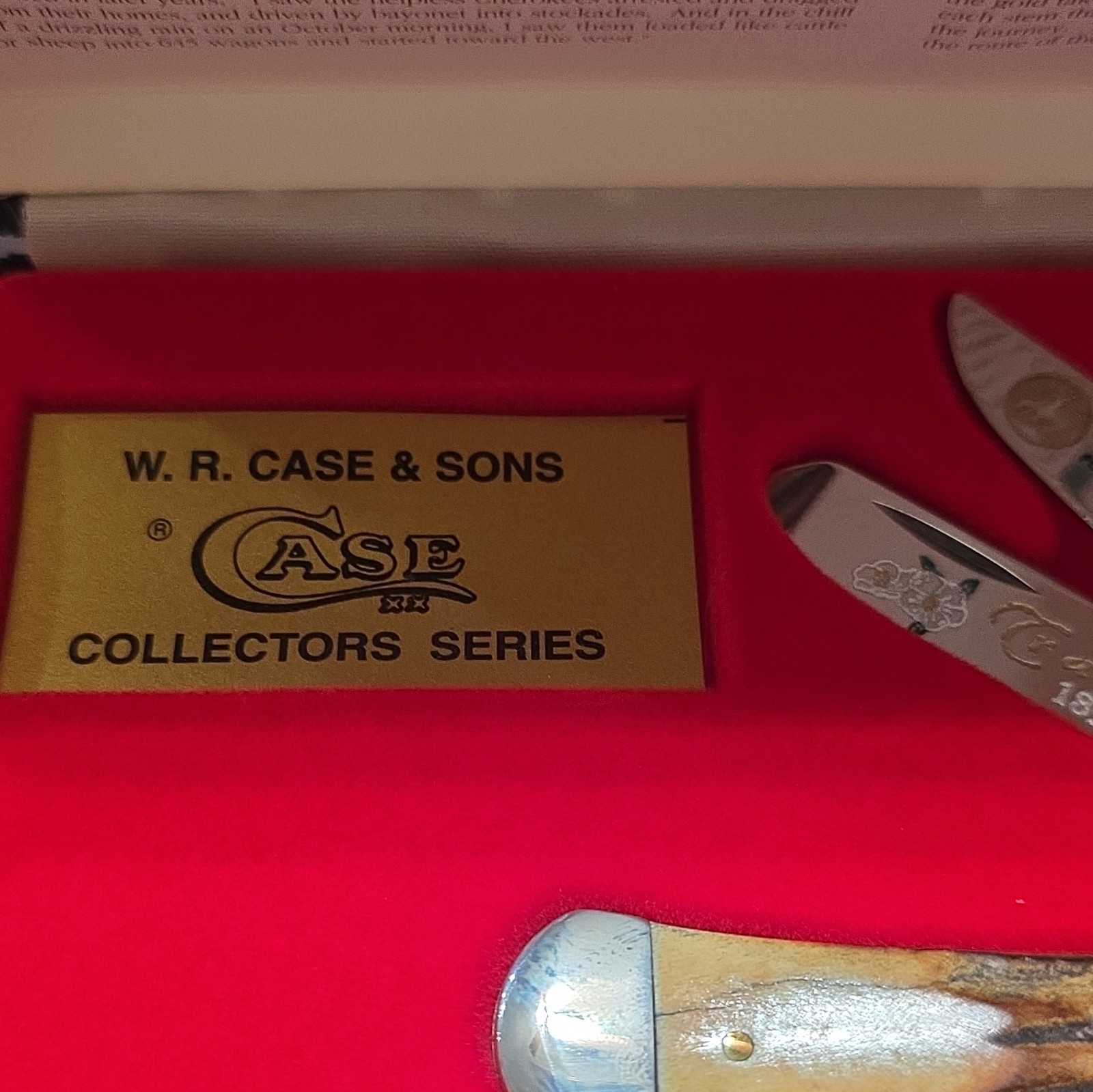 Case XX Trail of Tears Collectors Series 2-Blade Slipjoint, Bone, Brown