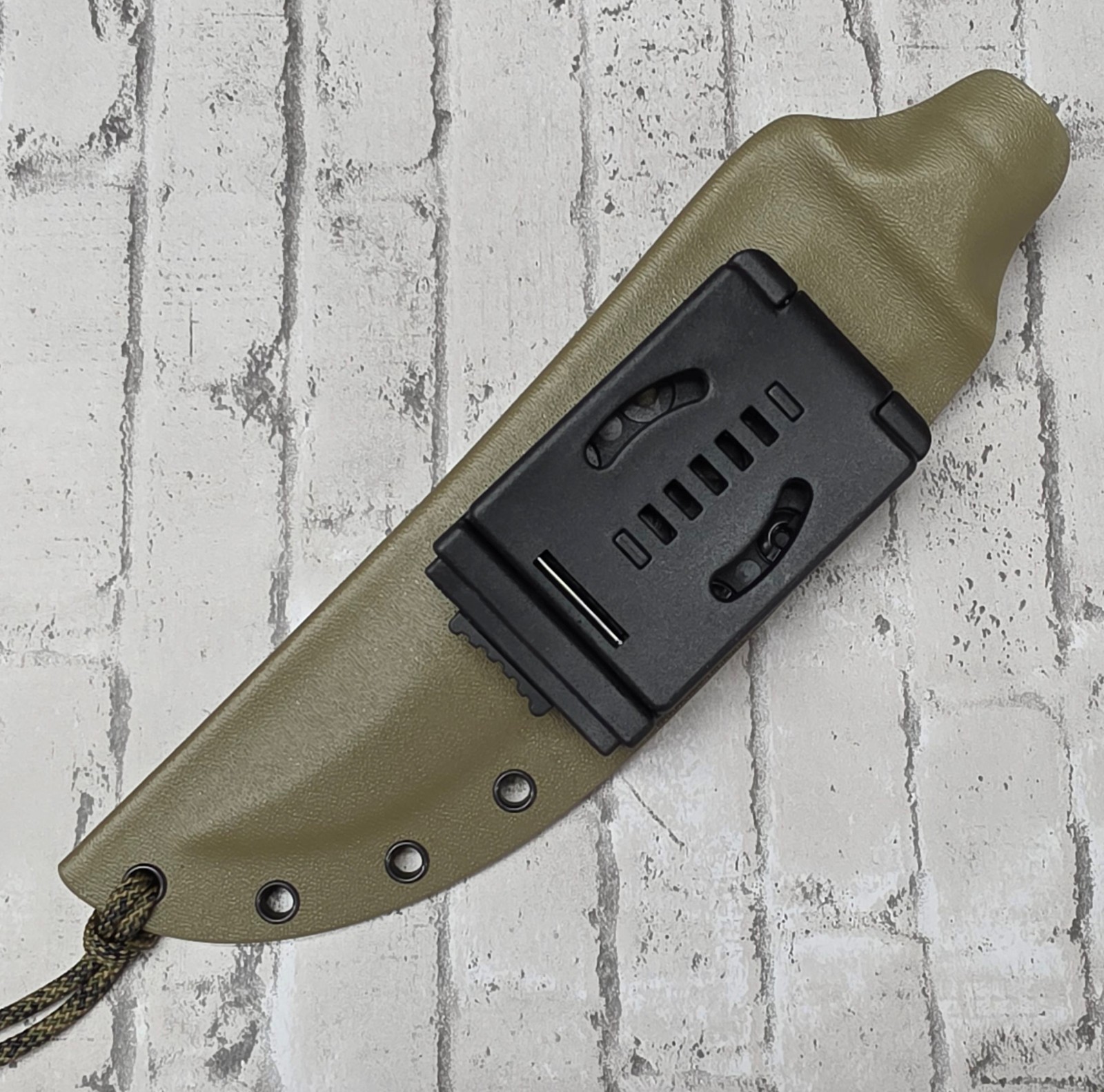 KYDEX SHEATH for KA-BAR 1217 USMC FIGHTING KNIFE, BELT CLIP, HAND MADE, KAKY491
