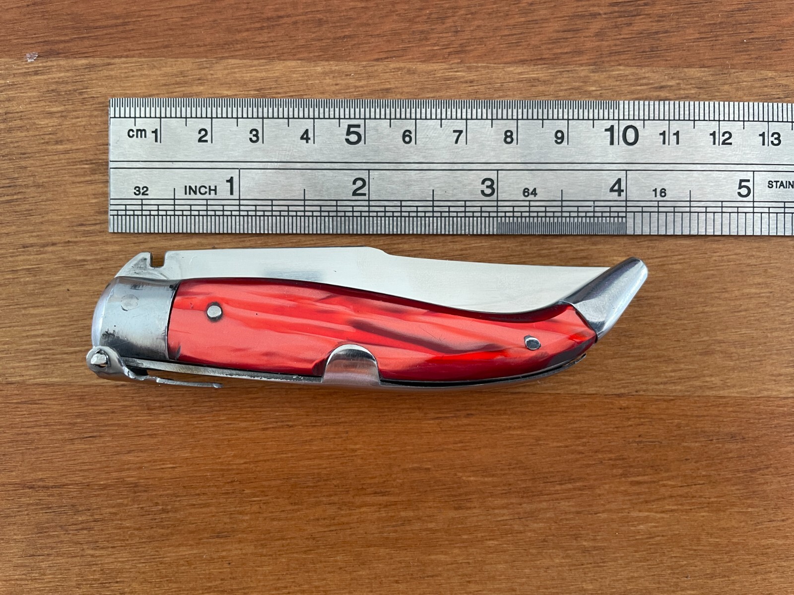 3.3″ Spanish Navaja Pocket Knife Celluloid Scales Handcrafted in Spain US Seller