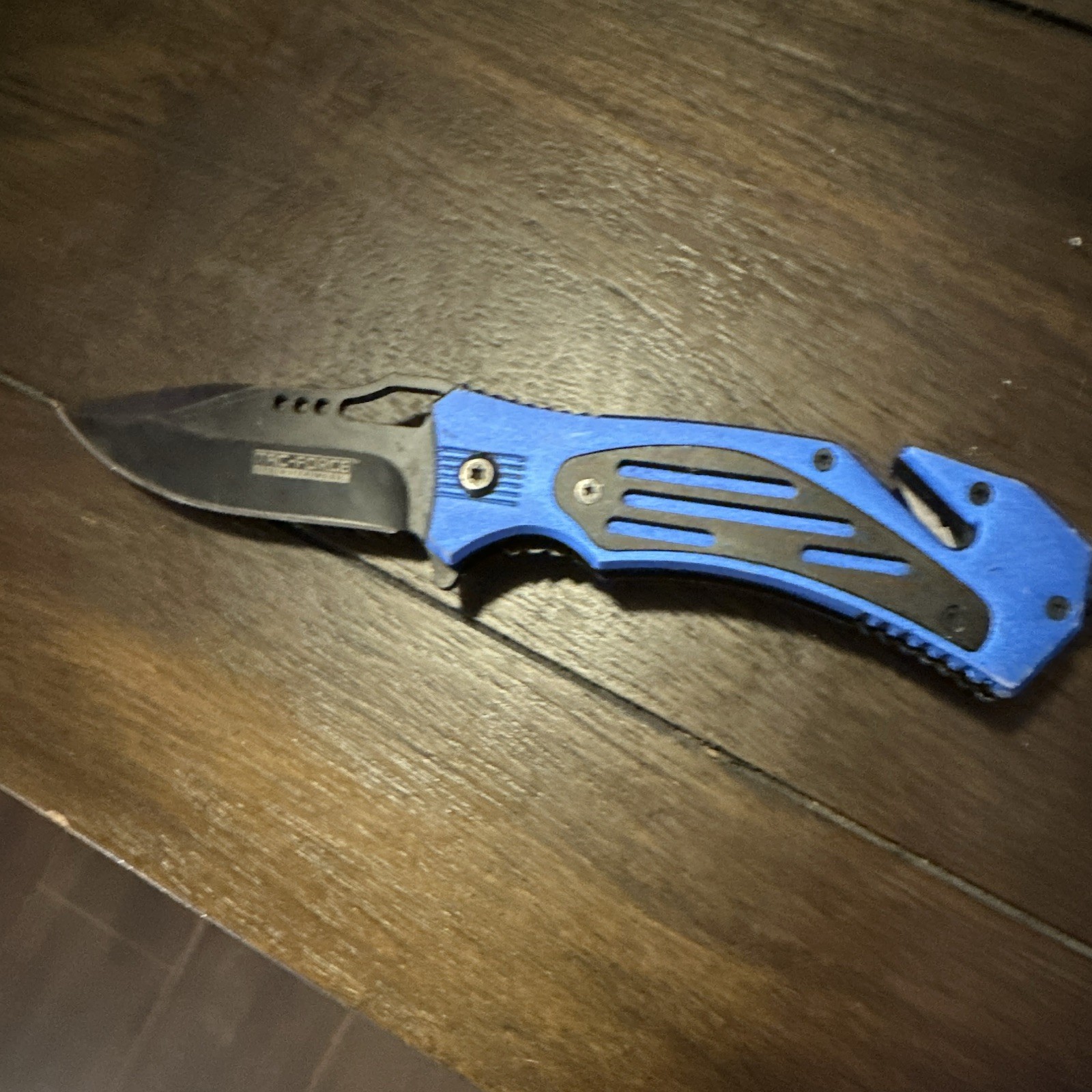 Tac-Force Stallster Manual Folding Pocketknife Drop Point Plain 2.76-4in Blue