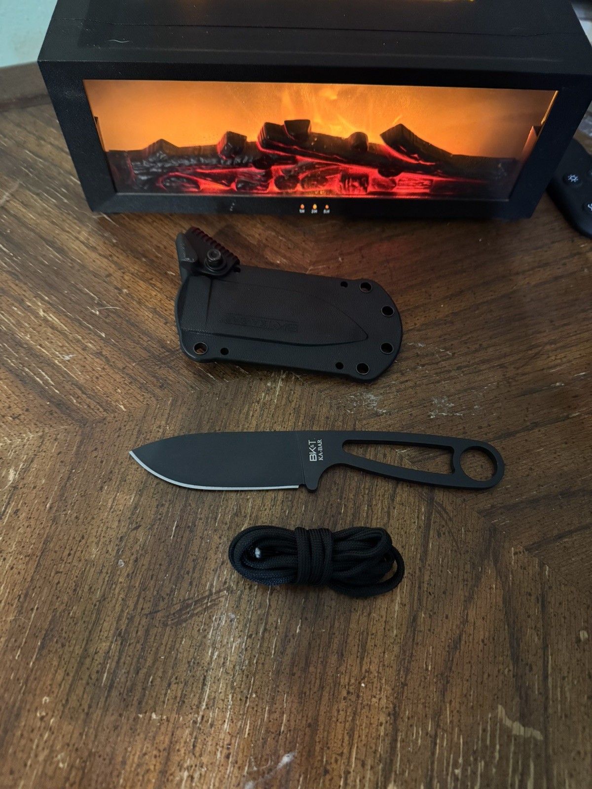 NEW KABAR BECKER BK14 ESKABAR NECK USA MADE FIXED KNIFE & SHEATH