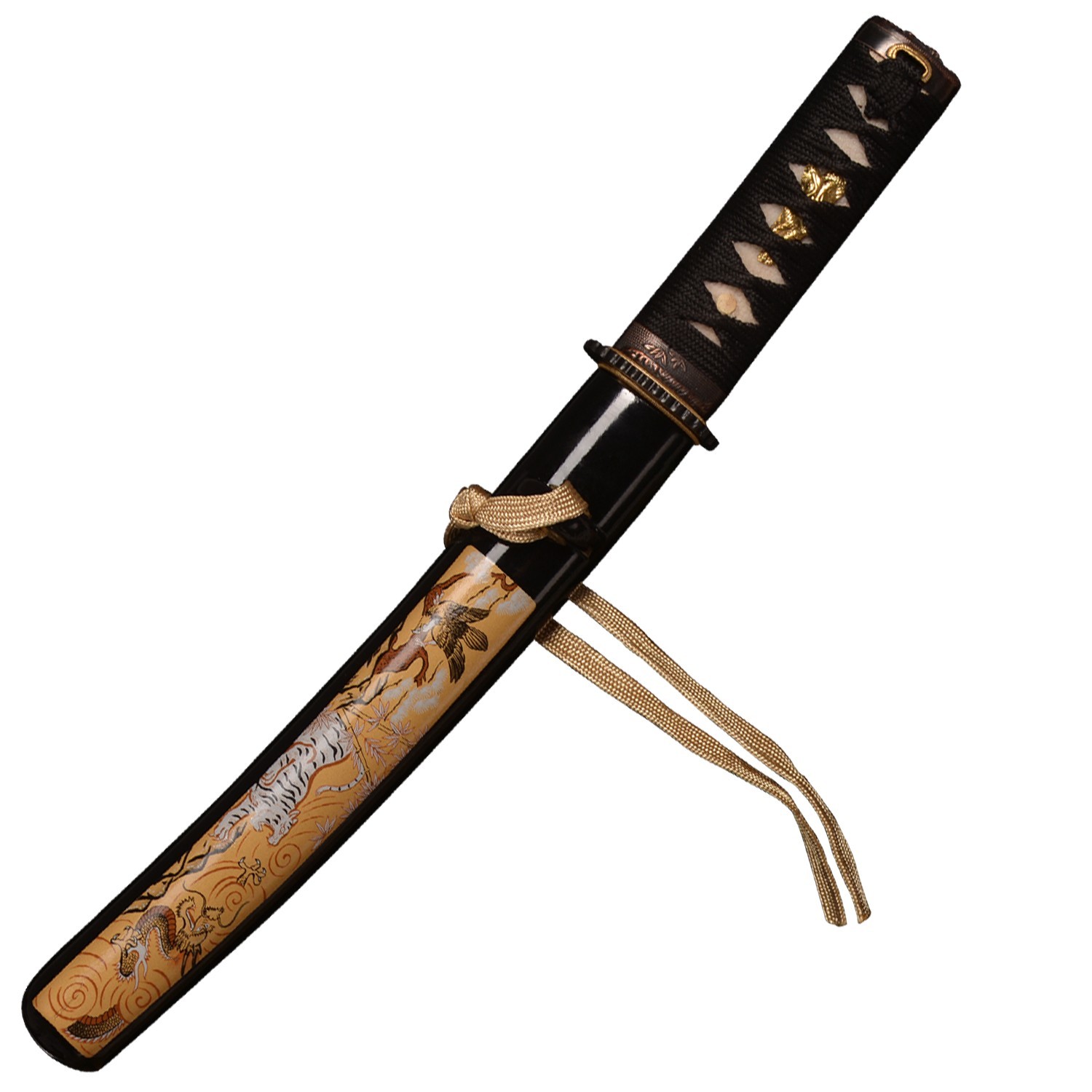 17 in Mini Katana/Little Samurai Short Sword/Tanto Japanese Style/Carbon Steel C