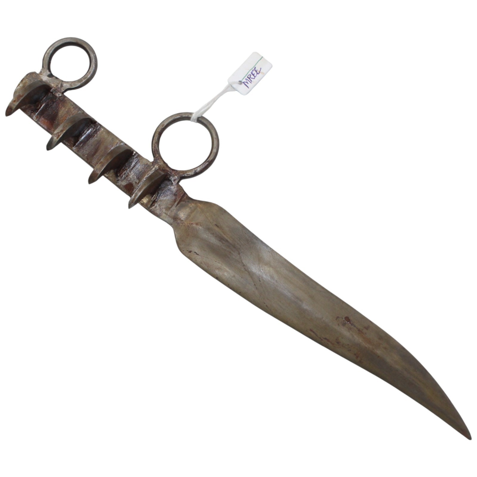 Maratha Dagger Hand Forged Steel Blade Right Hand Dummy Bagh Nakh Wagh Nakh L769