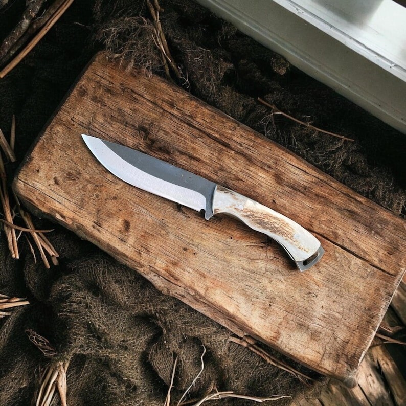 Deer Antler Handle Special Outdoor Knife, Camping Tools, Survival Knife,Hunting