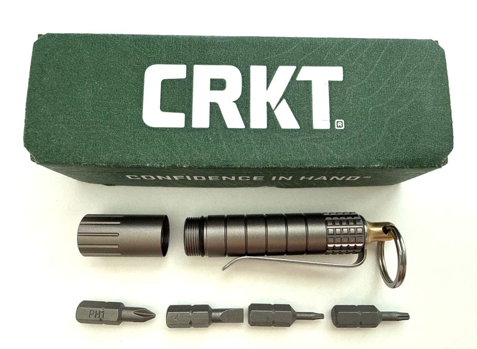 CRKT 9912 Joe Wu Pocket Driver Stash Tool Aluminum Body