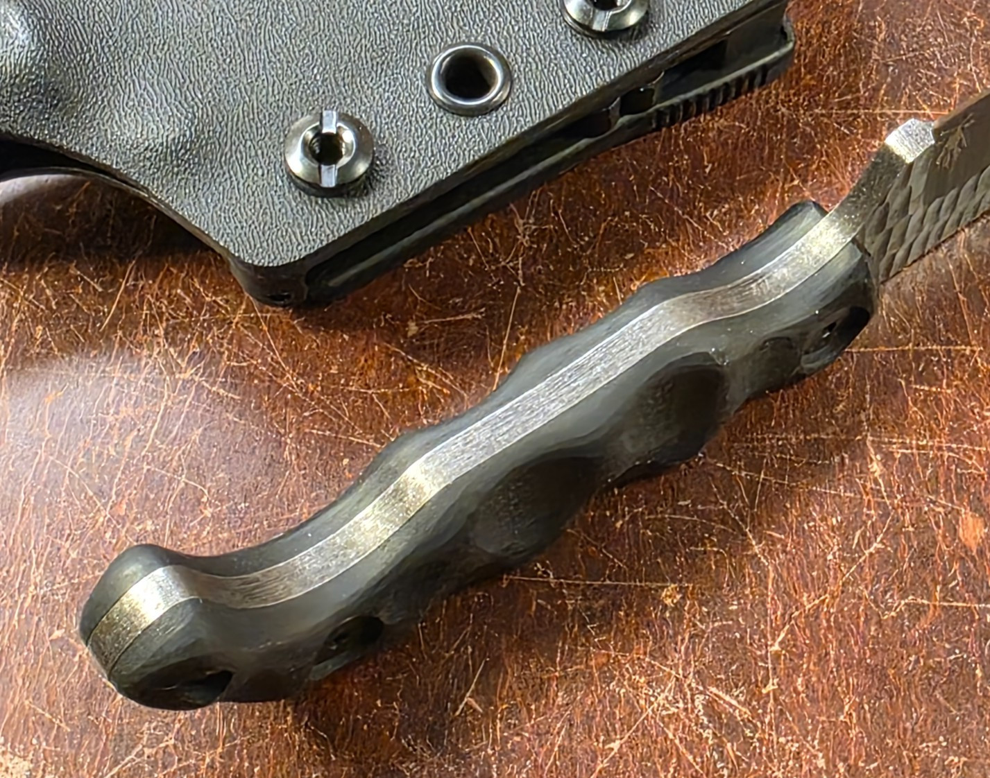 Stroup Knives – Bravo 5 Tanto Black G10 w/Sheath 1095 High Carbon Steel