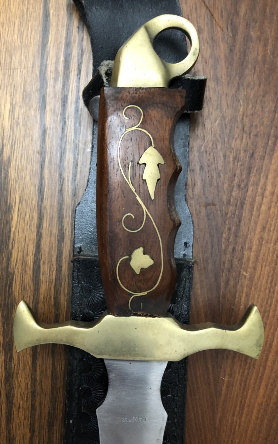18 Inch Dagger With Leather Sheath