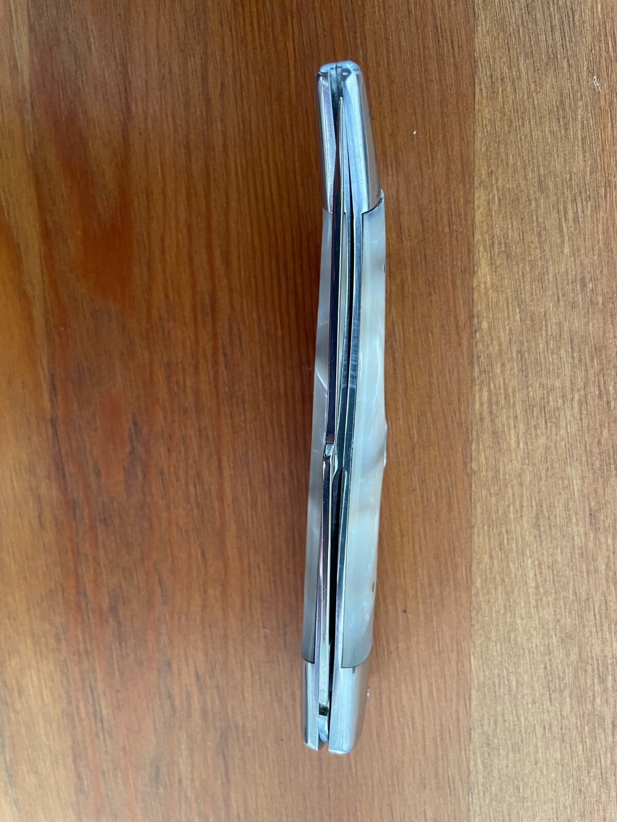 4.3″ Spanish Navaja Teja Albacete Pocket Knife Nacre Imitation – US Seller