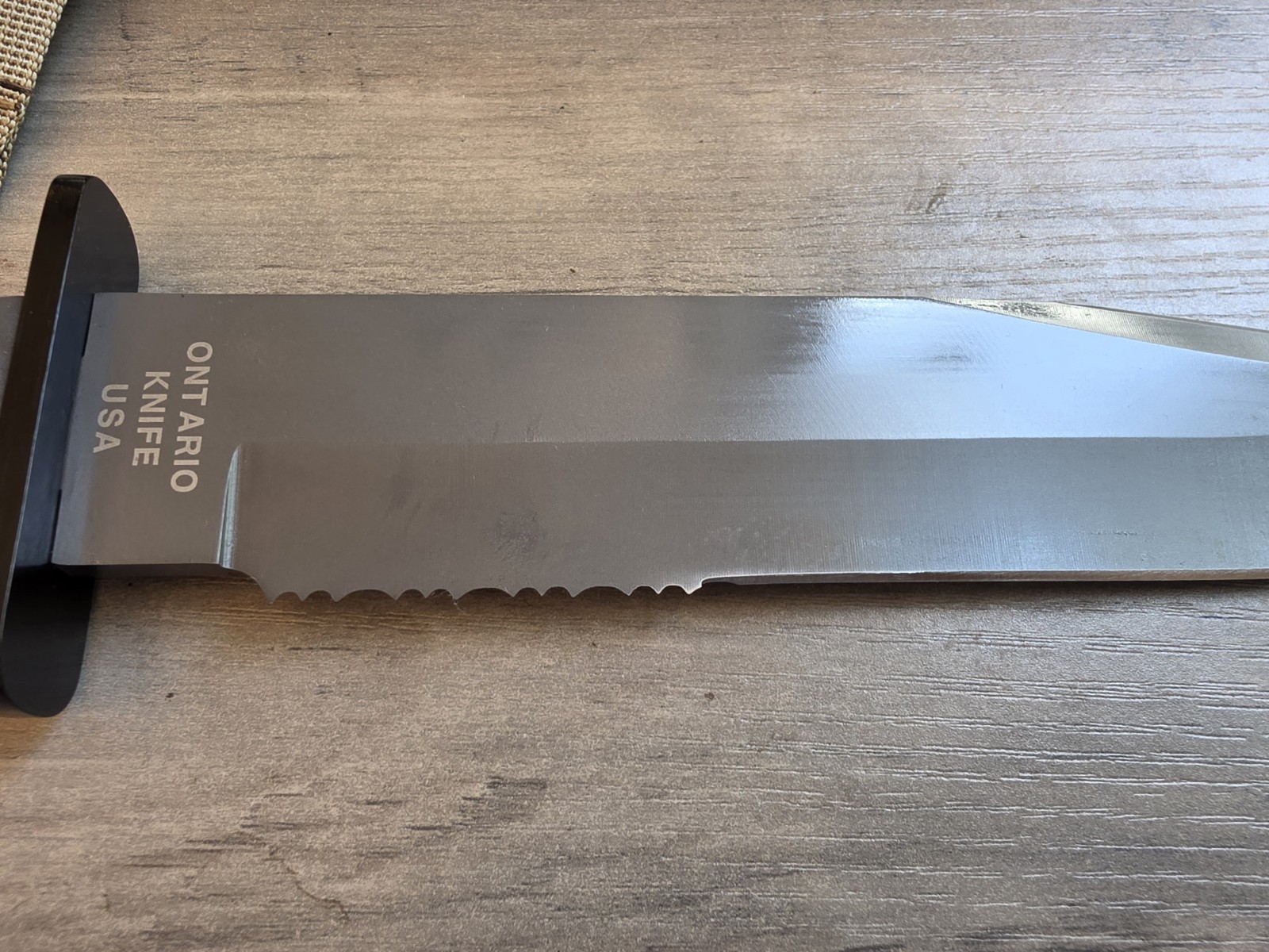 OKC 3S USMC COMBAT KNIFE WITH SCABBARD ONTARIO KNIFE CO USA REPRODUCTION