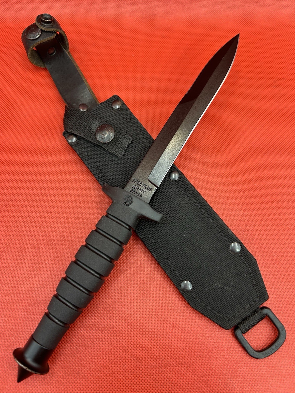 🔪ONTARIO SPEC PLUS ARMY SP3-95 Military Combat Knife w-Original Sheath USA!