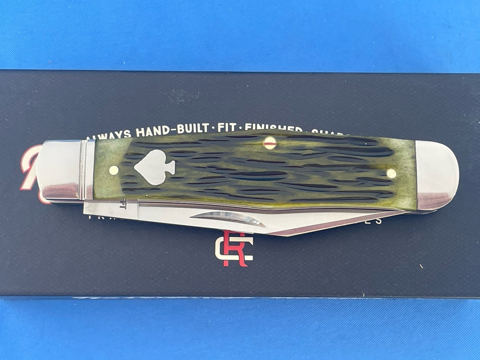 RoseCraft RCT026-VJB Cumberland River Coke Bottle Knife Vintage Bone
