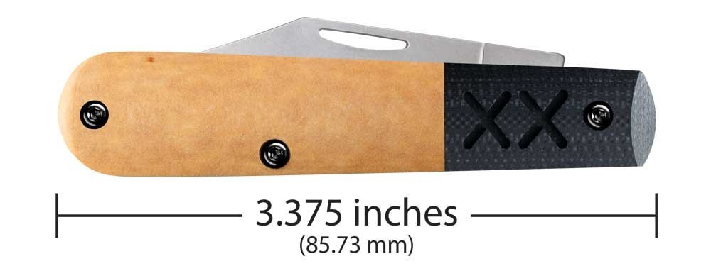 CASE XX 53160 CROSSROADS XR BARLOW POCKET KNIFE TAN RICHLITE HANDLE CPM-S35VN SS