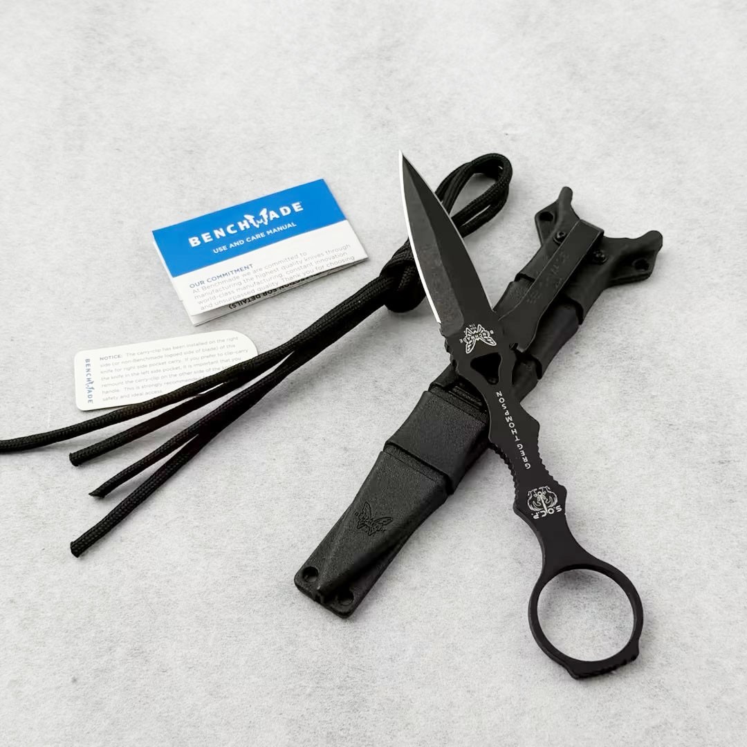 Benchmade 176BK SOCP® Dagger 440C Stainless Steel Black Sheath Knife
