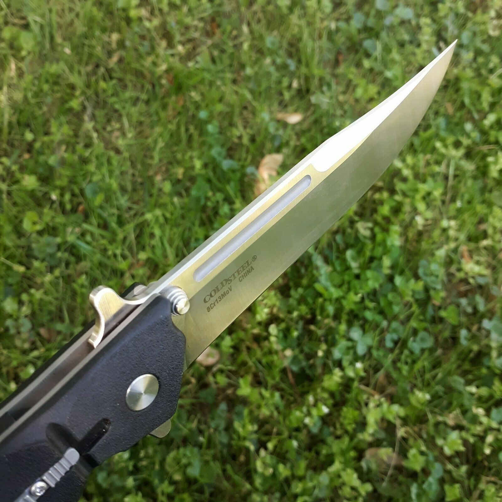Cold Steel Large Luzon Folding Knife 6″ 8Cr13MoV Steel Blade Black GFN Handle