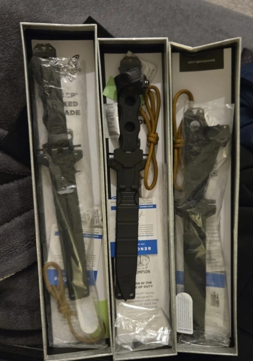DAT Selling 185BK-1 SOCP Fixed Blade Knife, Tactical, Survival, Edc. UGLYBOX!!!