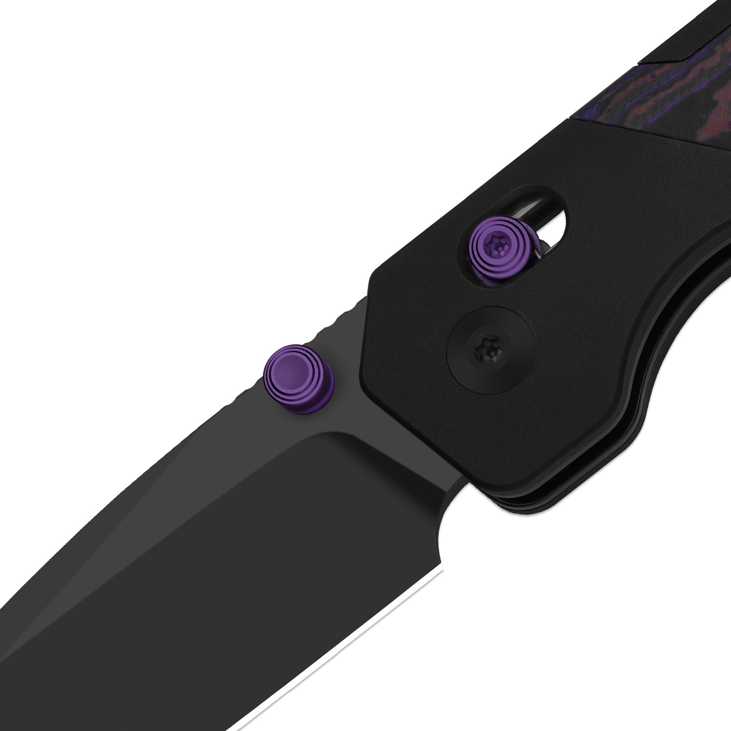 Kizer Militaw 315 Folding Pocket Knife Elmax Blade Aluminum & FatCarbon Handle