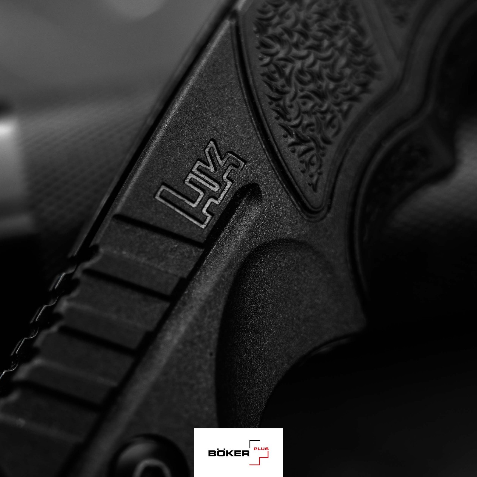 Heckler & Koch SFP Tactical Folder All Black Pocket Knife 3.62″ D2 ✔️ 01HK501
