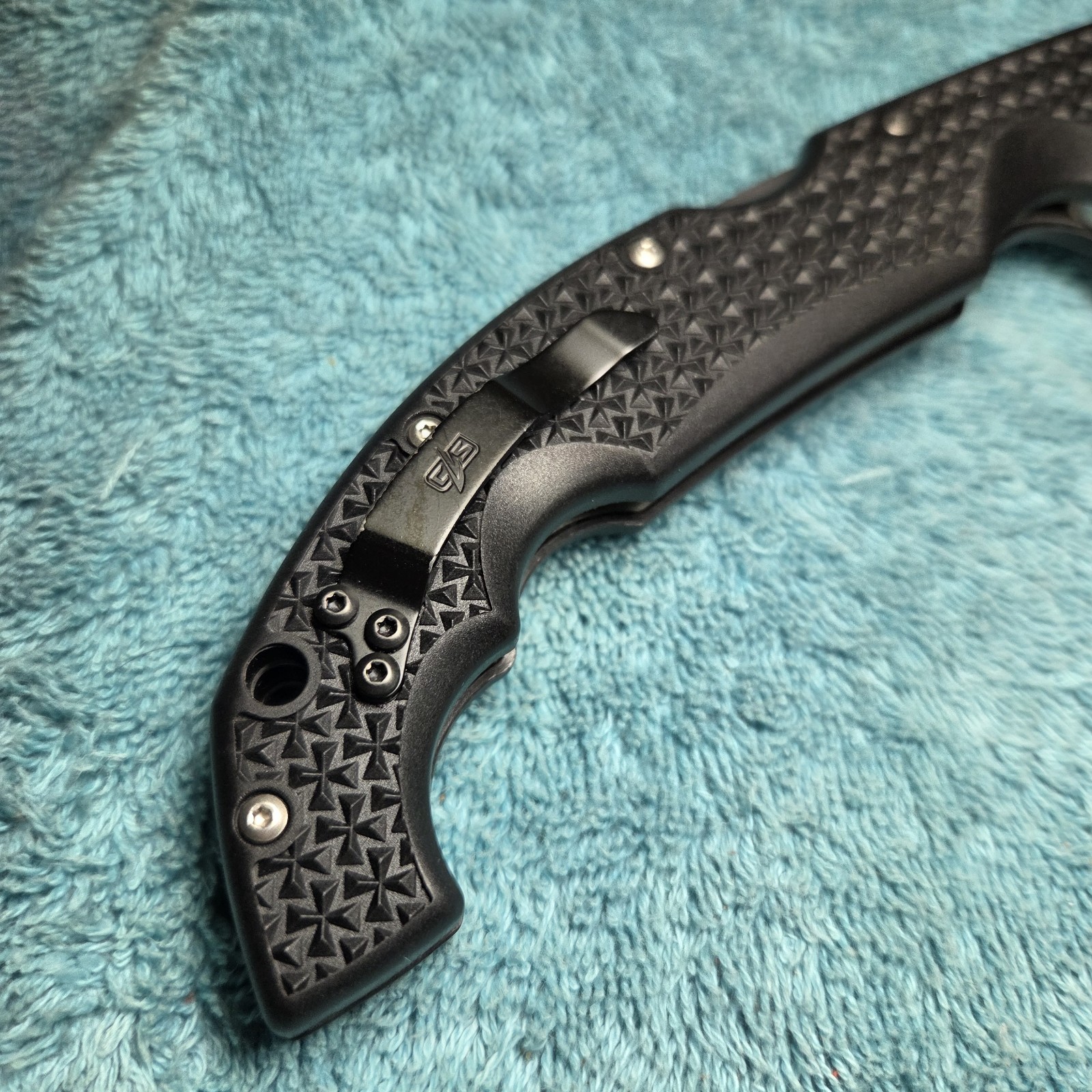 Cold Steel XL Voyager Folding Knife 5.5″ AUS-10A Steel Blade Griv-Ex Handle