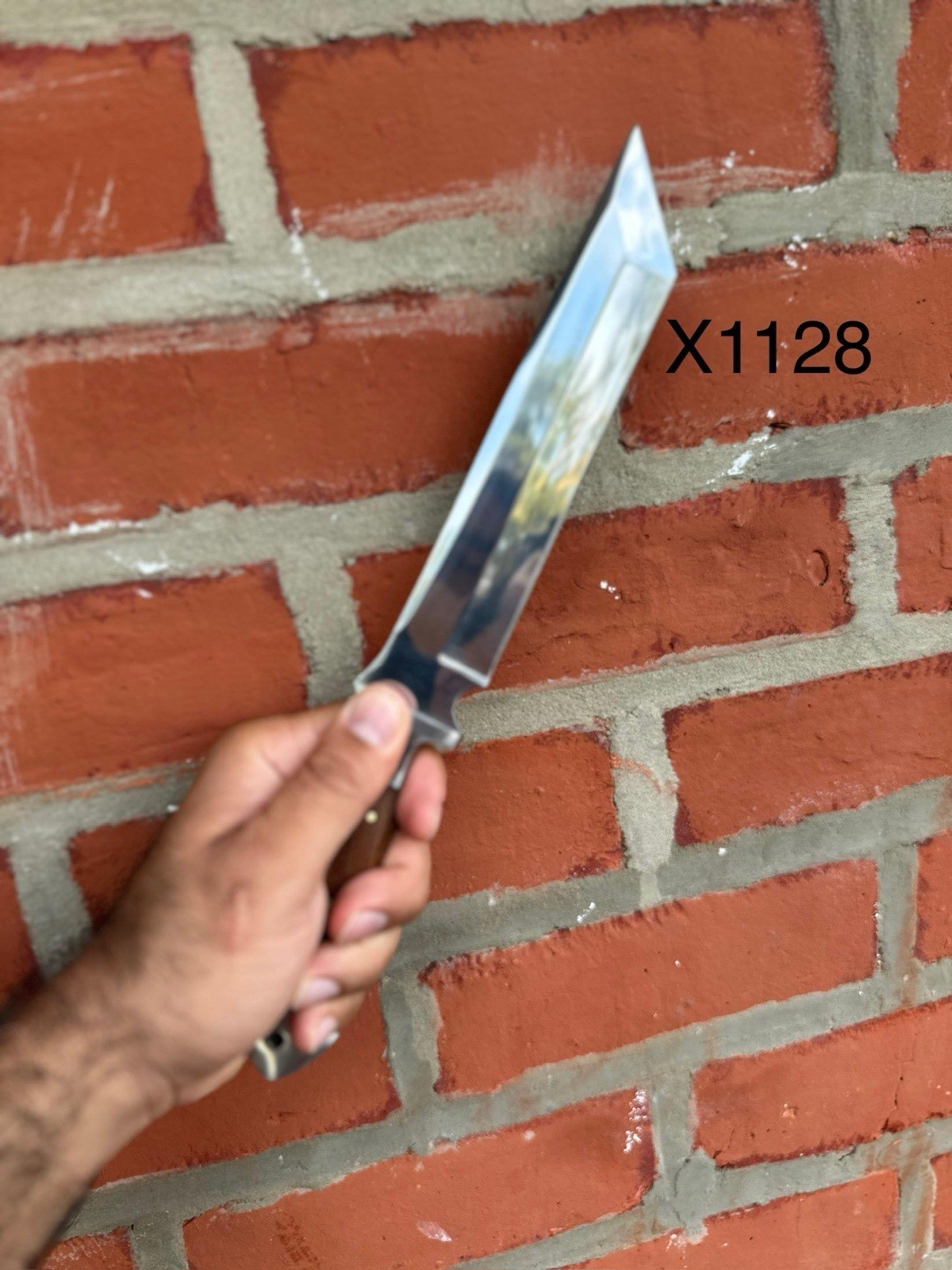 Tanto knife-13”inches Hunting Survival combat-Tactical-forged Fix Blade – Wood
