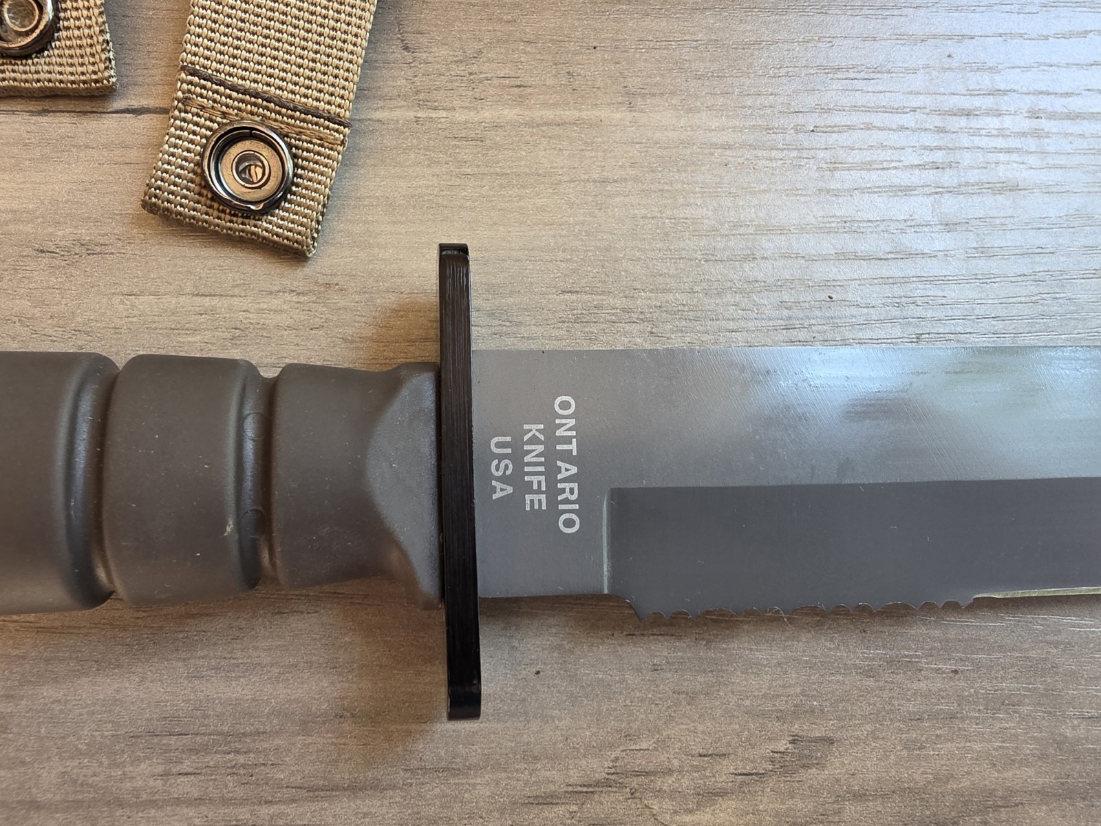 OKC 3S USMC COMBAT KNIFE WITH SCABBARD ONTARIO KNIFE CO USA REPRODUCTION