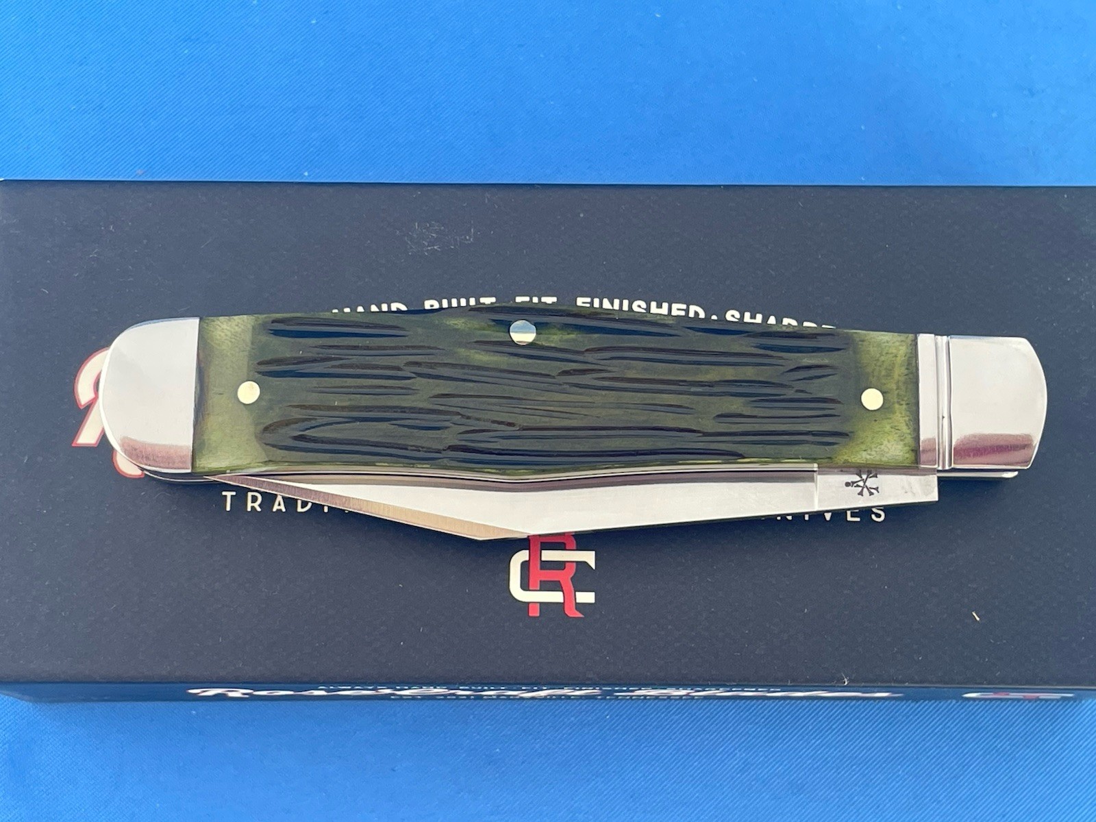 RoseCraft RCT026-VJB Cumberland River Coke Bottle Knife Vintage Bone
