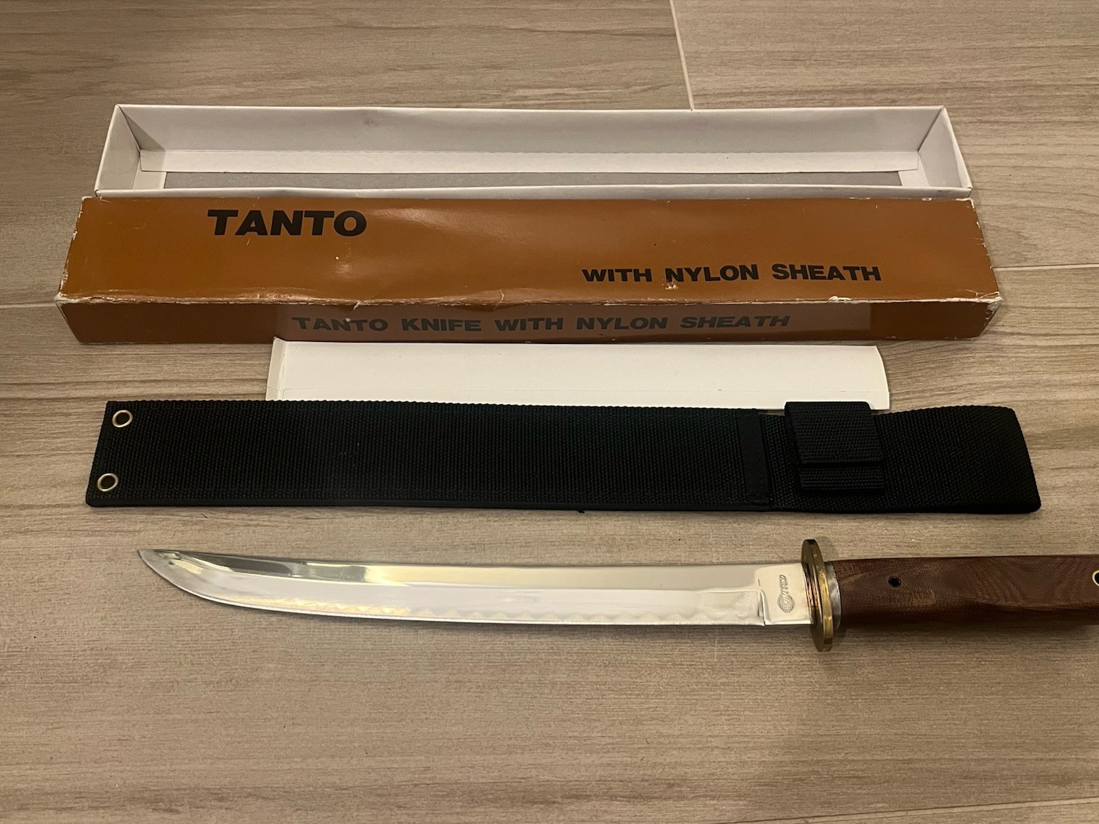 Large Tanto Knife MFG United In Original Box