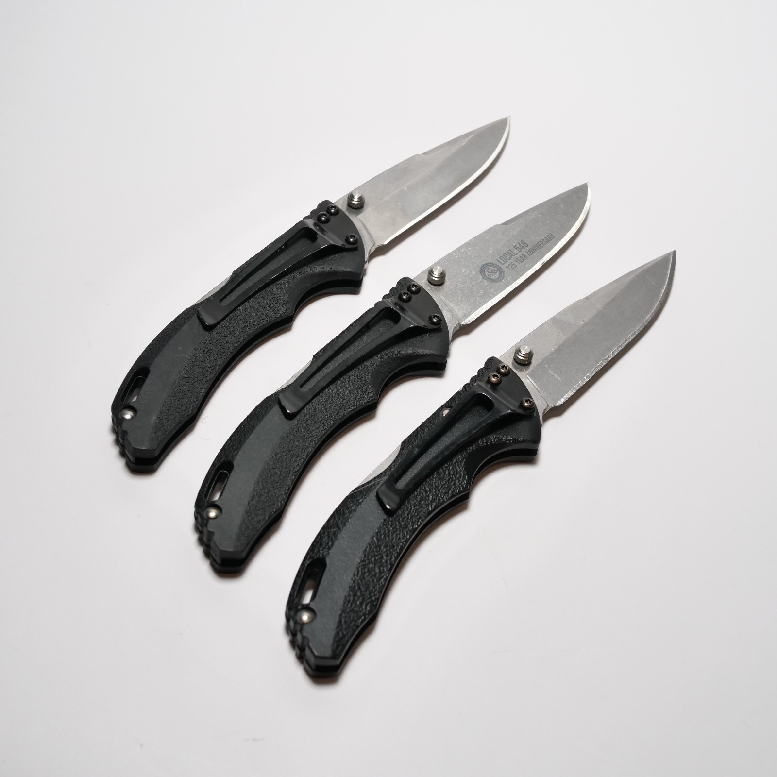 Buck USA 285 Bantam Folding Knife Lot Branded Blades Excellent Shape