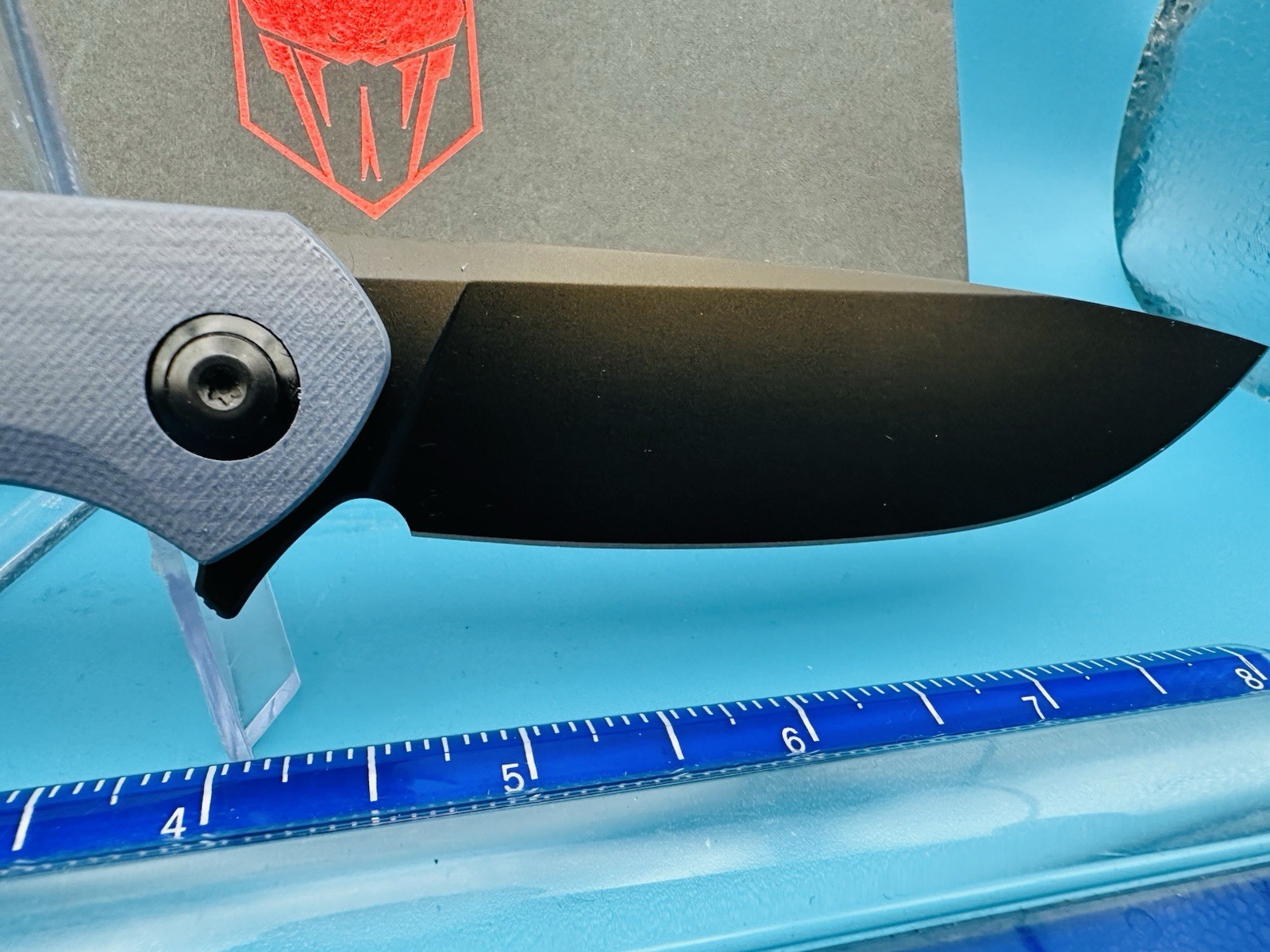 Cobratec Knives Rath Liner Folding Knife 3.5″ D2 Tool Steel Blade Gray G10 Hdl