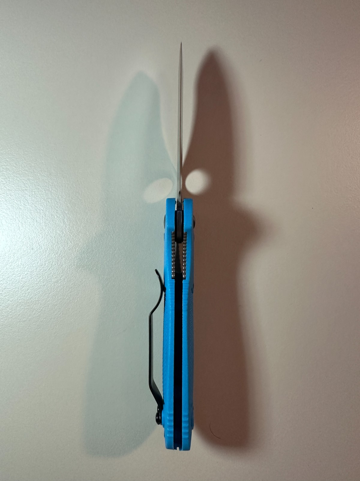 Benchmade 555 Mini Griptilian Blue Nylon Grivory Stainless Folding Knives