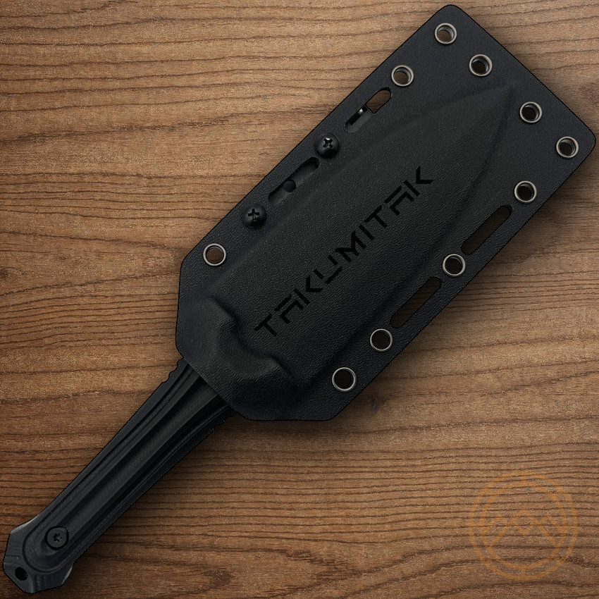 Takumitak Sentinel Fixed Knife 5.5″ Full Tang D2 Tool Steel Blade G10 Handle