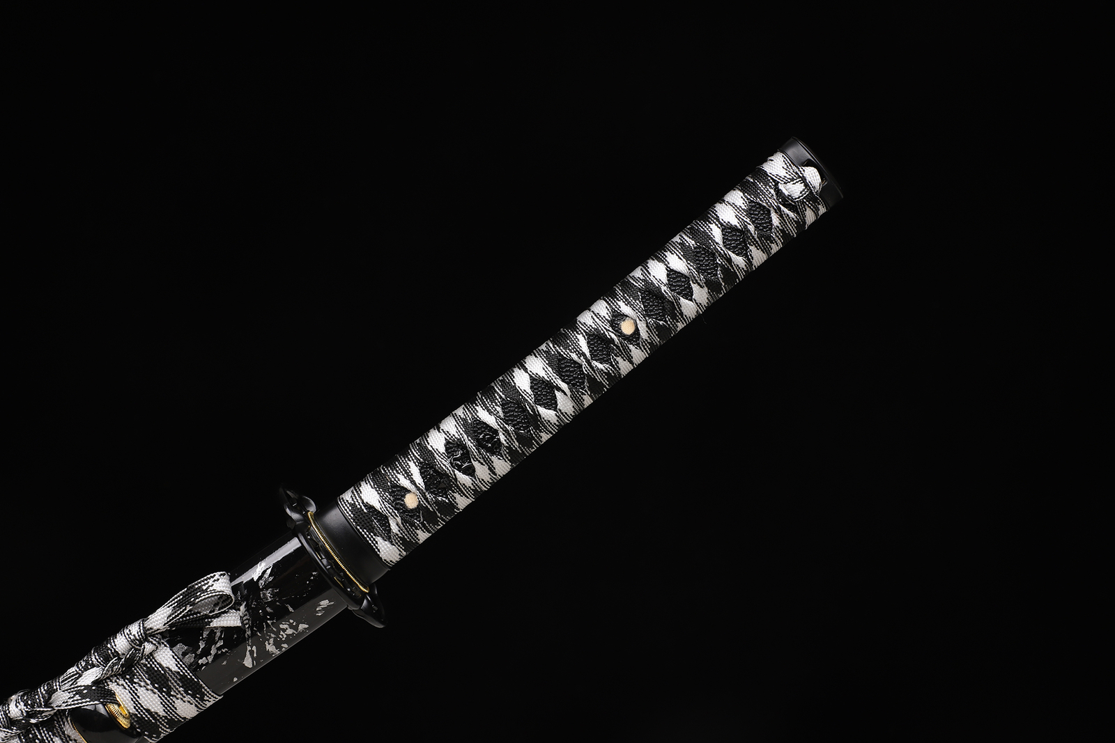Polished Japanese Katana Samurai Sword Full Tang 9260 Spring Steel Razor Sharp