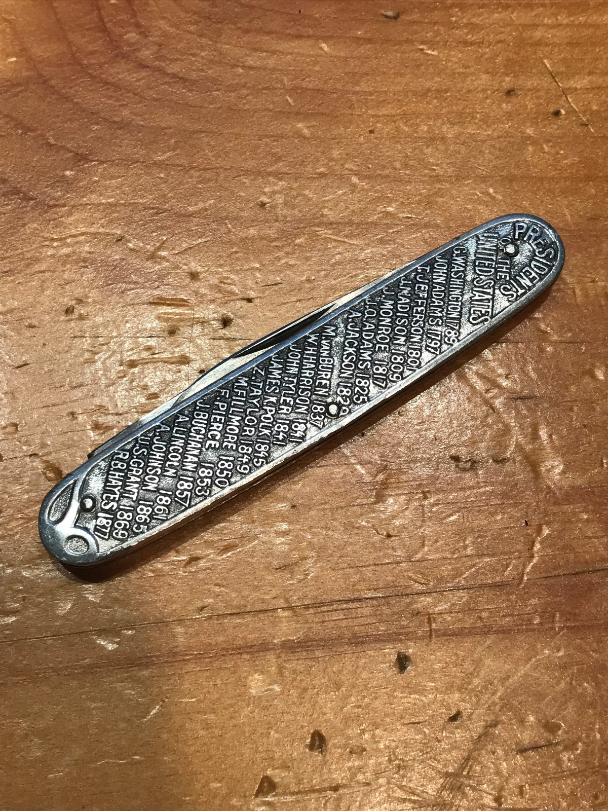 VINTAGE TWO BLADE D. PERES SOLINGEN PRESIDENTS THE UNITED STATES POCKET KNIFE