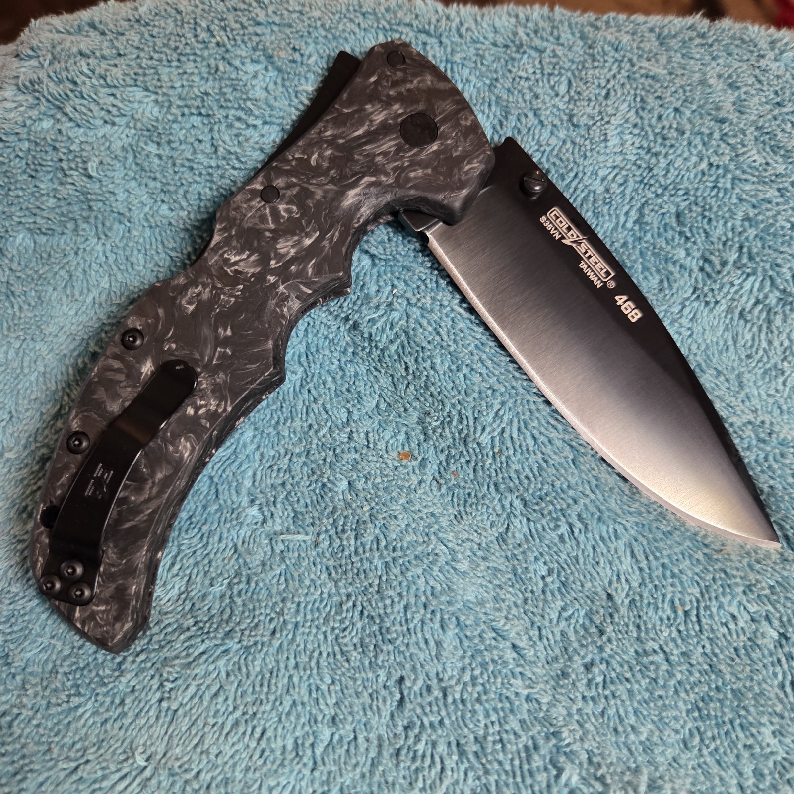 Cold Steel Limited Recon 1 Spear Point S35VN Carbon Fiber ,#468 Of Only 600 Made